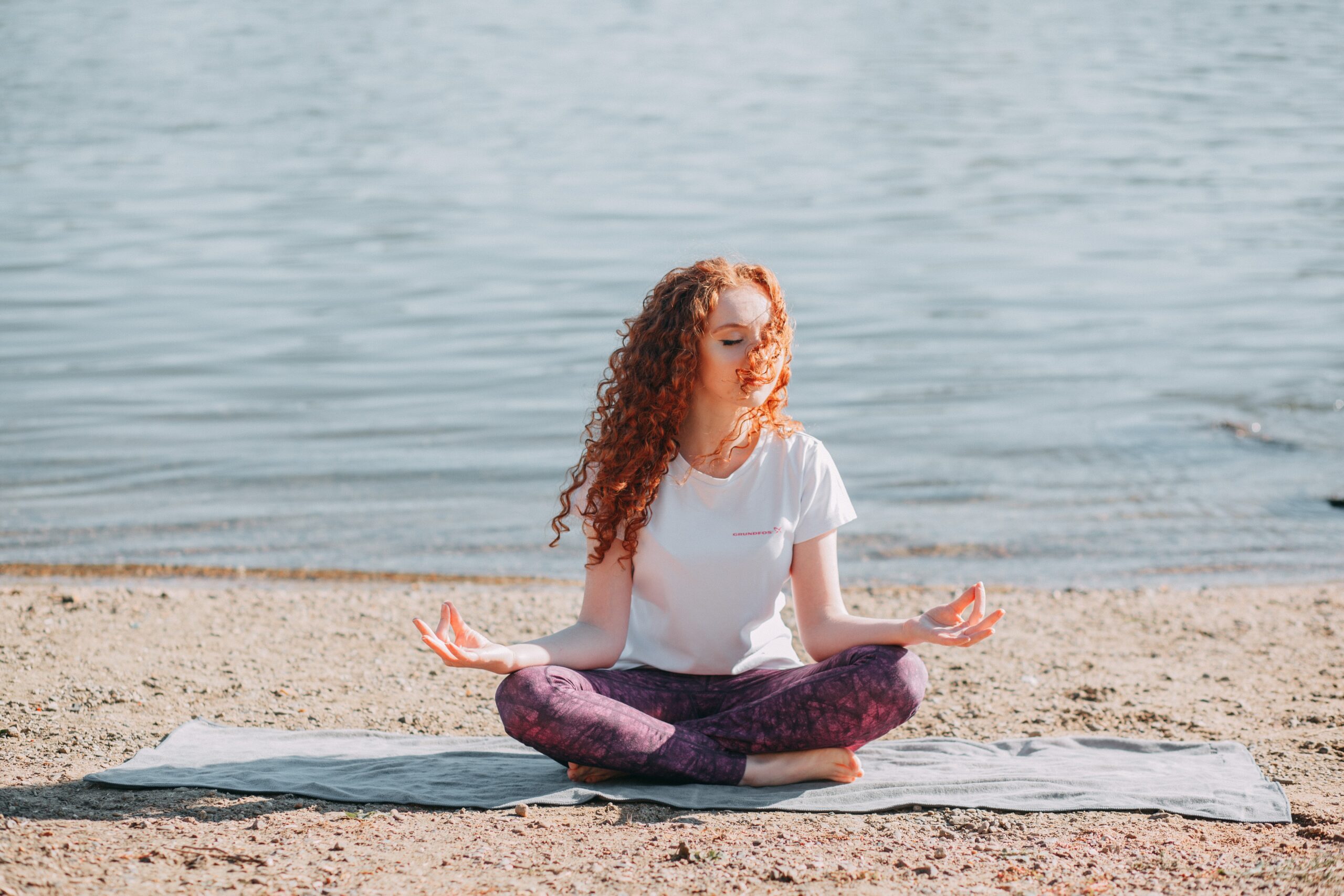 beach yoga