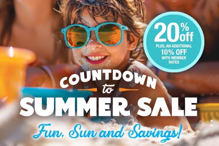 Countdown to Summer Sale - Fun, Sun and Savings!